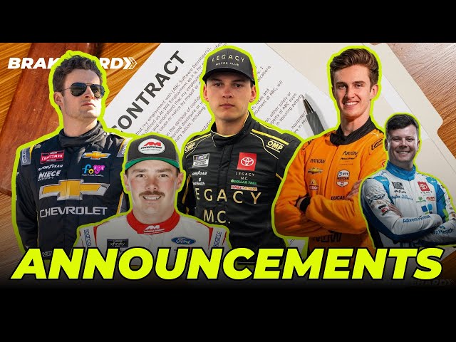 NASCAR Driver Announcements | Erik Jones Is Out | IndyCar Driver Announcement Too