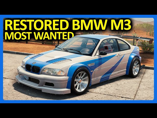 I Rebuilt The BMW M3 GTR from Most Wanted in Car Mechanic Simulator