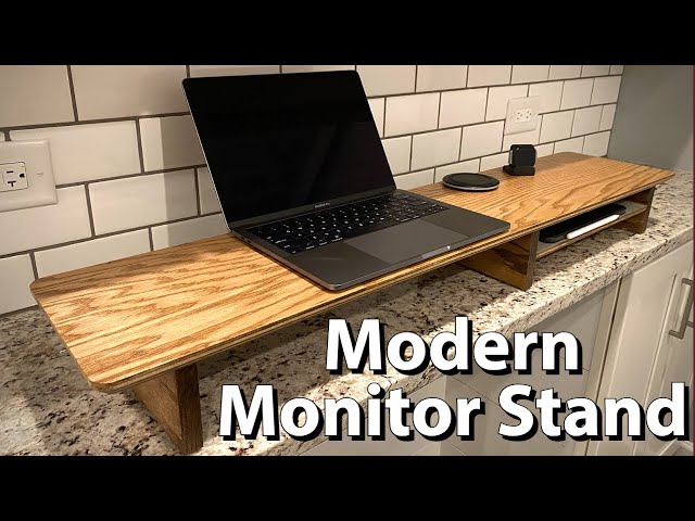 How to Build a DIY Monitor Desk Stand - Make Your Own Grovemade Desk Shelf!