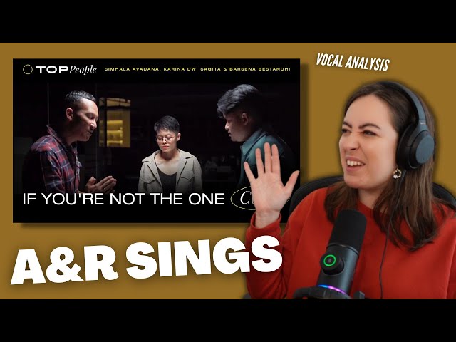 A&R SINGS - If You're Not The One | Vocal Coach Reacts (& Analysis) | Jennifer Glatzhofer
