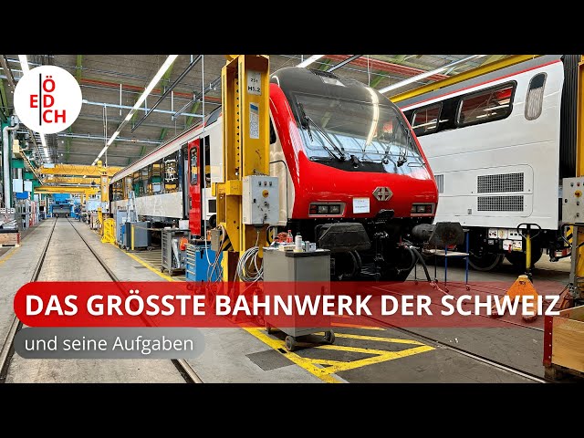 Über 1000 Teile: Wie die Modernisierung von Zügen in der Schweiz funktioniert! | SBB Werk Olten