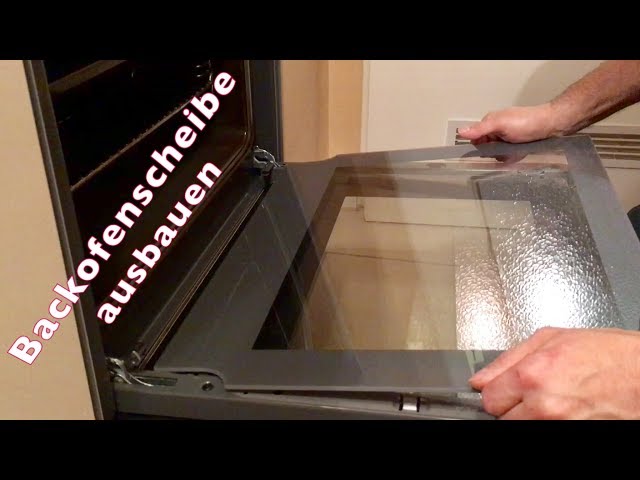 How to clean the inside of Oven Glass Doors