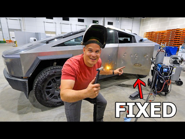 How to fix BULLET HOLES on your CYBERTRUCK!