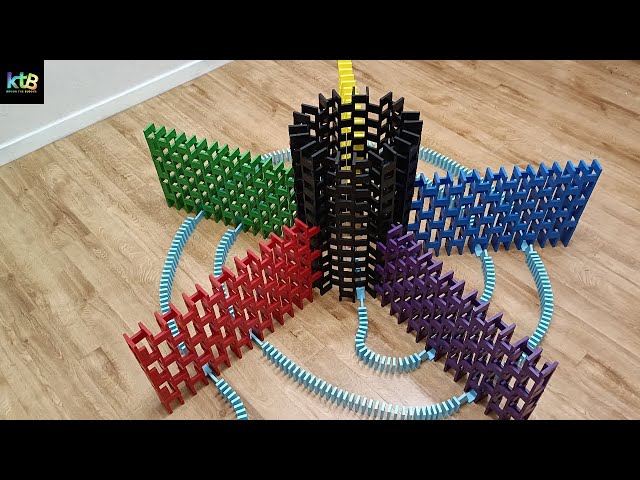 Dominoes in chain