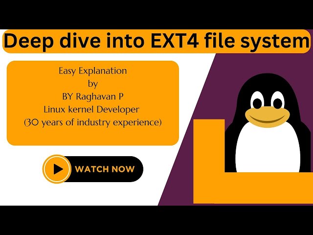 EXT4  - File system | Partitions & Inodes - A Deep Dive For Beginner | Youtube