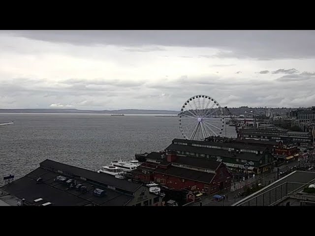 WATCH: A rainy look at the Seattle waterfront