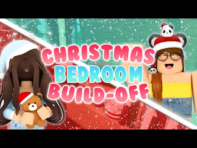 MEGA Christmas Bedroom BUILD-OFF with DaPandaGirl