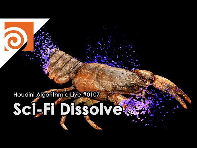 Houdini Algorithmic Live #107 - Sci-Fi Dissolve