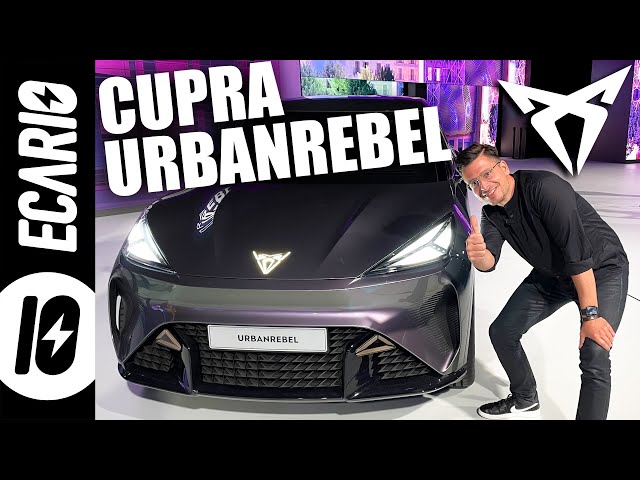 Cupra UrbanRebel 👉 Direkt von der Weltpremiere des günstigen E-Autos im Volkswagen Konzern