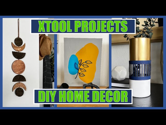 🏆Incredible DIY Decoration projects With cheap materials and my XTOOL P2 laser cutting machine