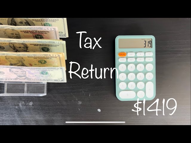 Tax Return Cash Breakdown and Stuffing! $1419