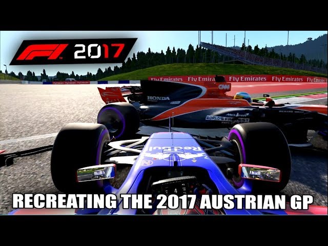 F1 2017 GAME: RECREATING THE 2017 AUSTRIAN GP