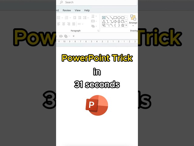 Professional SLIDE DESIGN in PowerPoint  in 31 seconds 🤯 #powerpoint #tutorial #presentation