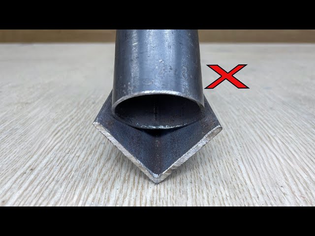 two secrets of 45 degree fast cutting tube profile! Welding is on another level