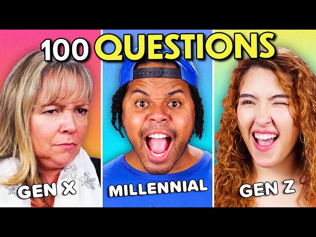 3 Generations Answer 100 Pop Culture Trivia Questions!
