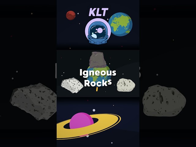 Igneous Rocks Make Up Some Of The Earth's crust! | KLT #shorts