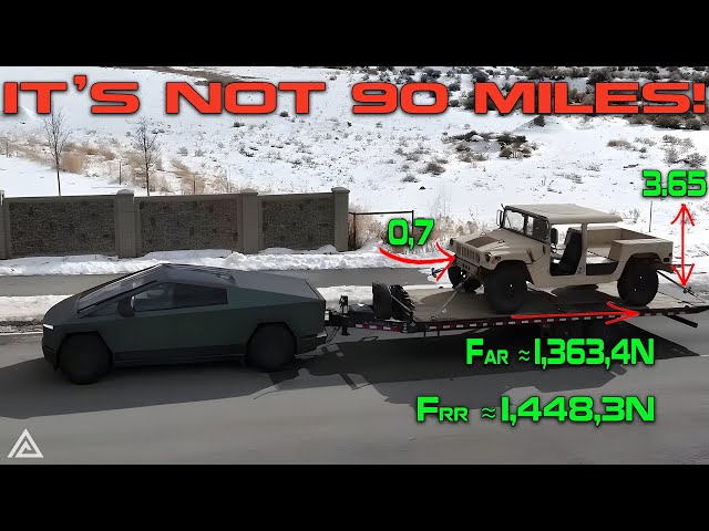 Jerry Rig's Experiment about Cybertruck Towing Capacity Is Wrong? Here is Why