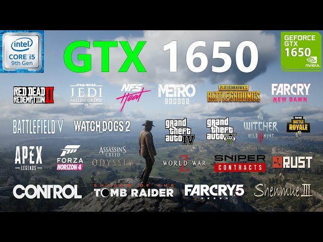 GTX 1650 Test in 25 Games