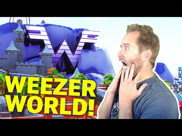 Playing All of Cre8's WEEZER WORLD in Fortnite Creative Mode!