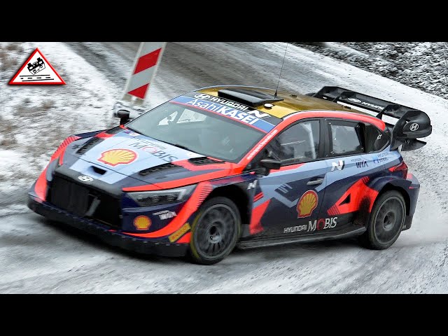 Test Pre Rallye Monte-Carlo 2024 | Thierry Neuville | Hyundai i20 N Rally1 [Passats de canto]