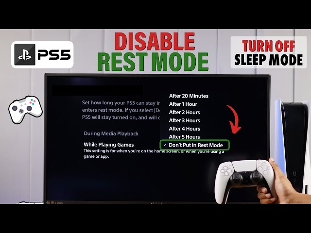 How To Disable Rest Mode on PS5 [Turn OFF Sleep Mode]