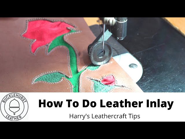 How To Do Decorative Leather Inlay