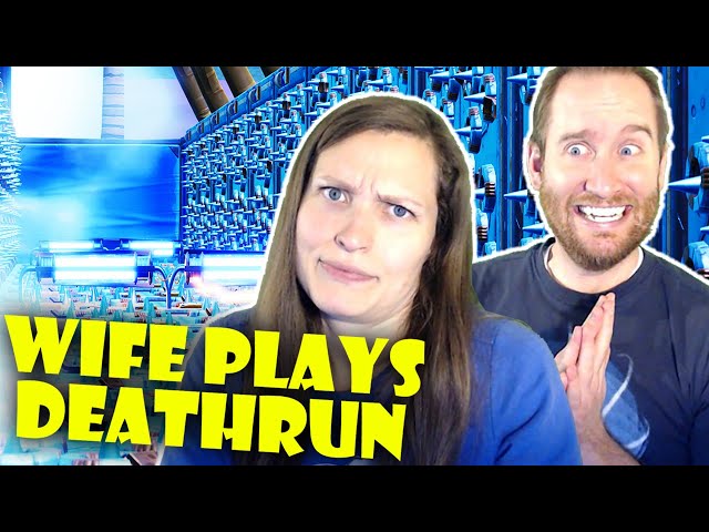 So I Made a TRUE Default Deathrun For My Wife to Play in Fortnite Creative Mode!