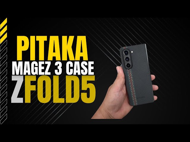 Samsung Galaxy Z Fold 5 Pitaka MagEZ 3 Case Slim and Trim!