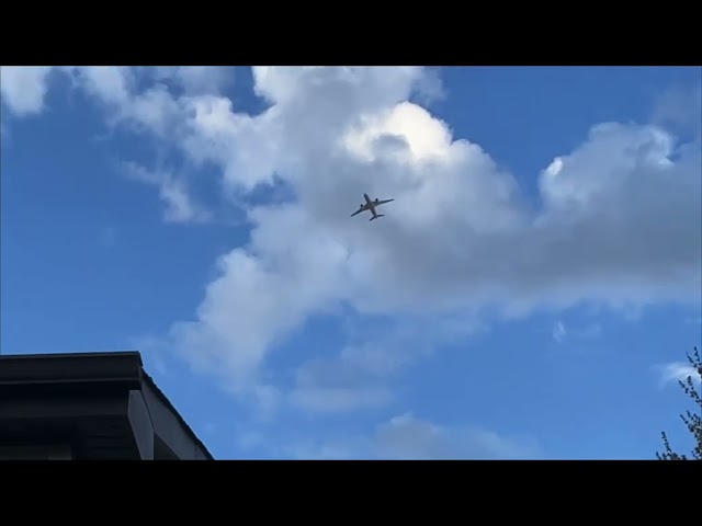 Backyard planespotting 4/23/24 (with talking and fingers in camera)