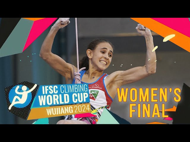 🔥IFSC LEAD Women's Final World Cup Wujiang 2024