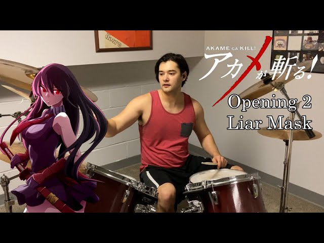 [Request] Akame ga Kill Opening 2 Drum Cover (Liar Mask by Rika Mayama)
