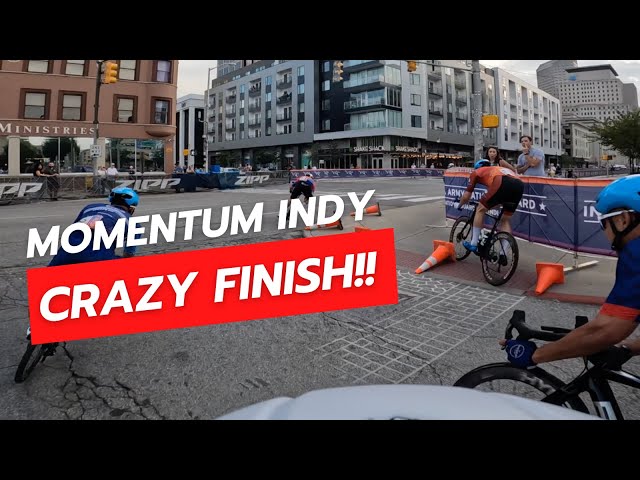 Crazy finish at Momentum Indy day 2