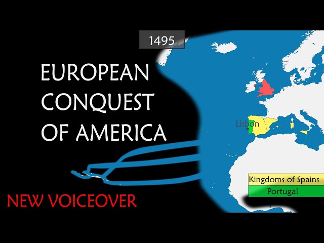 European conquest of America - Summary on a Map
