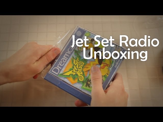 Unboxing A Sealed Copy of Jet Set Radio for the Dreamcast