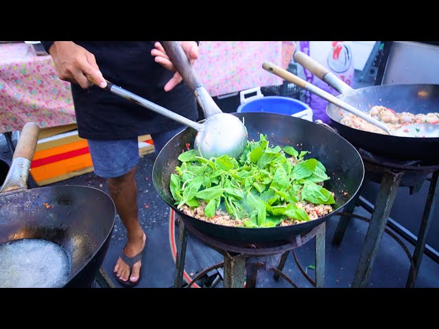 3 Woks! Stir-Fried Basil at A Time - Thai Street Food
