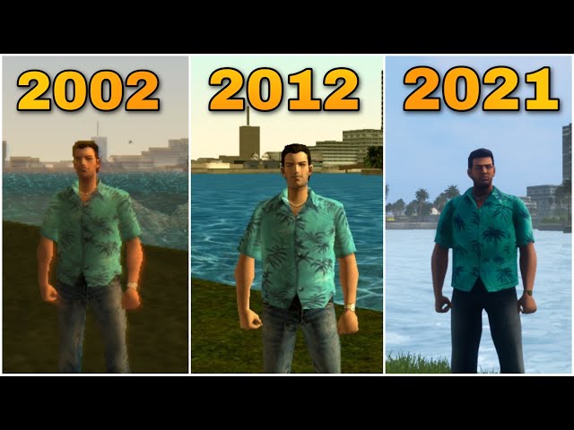 How GTA Vice City Graphics Changed Over the years 2002-2021