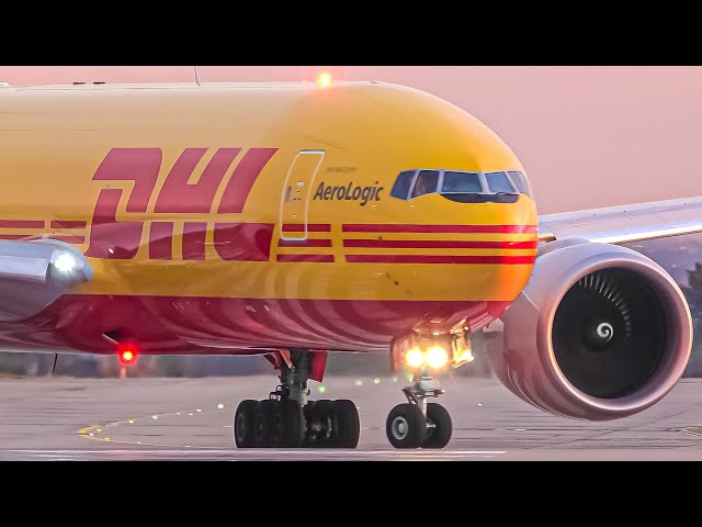 EPIC UP CLOSE Landings and Takeoffs at Leipzig | Leipzig Halle Airport Plane Spotting