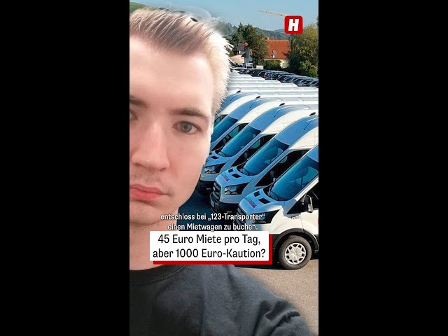 1.000 € Kaution – Ärger mit Miet-Transportern in Wien
