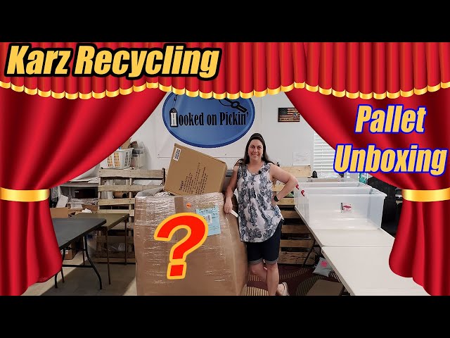 Karz Pallet Unboxing -What's Behind Curtain number 1 - It's a Mystery - Online Reselling