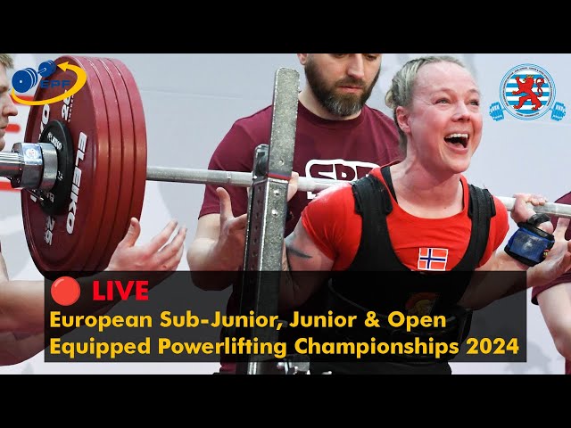 🔴 Women Jr 43-63kg & Men Jr 74-83kg - European Equipped Powerlifting Championships 2024