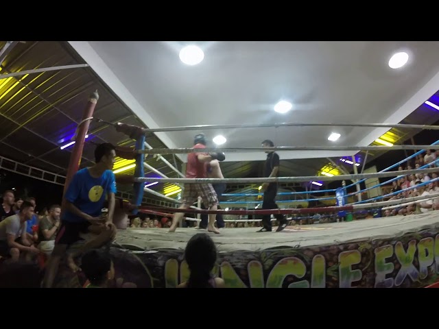 Sugar Ray Higgins - 1 round of boxing in Ko Pha-ngan, Thailand.