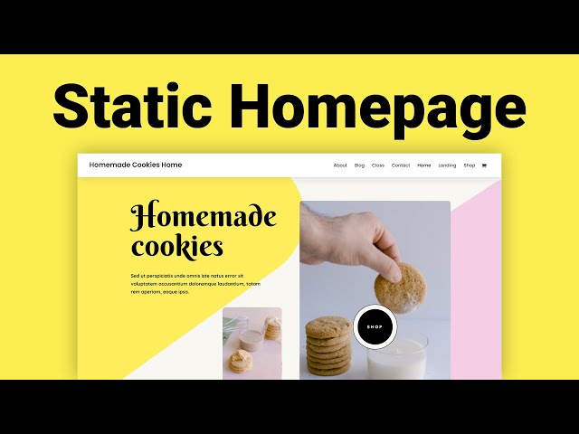 How to Create a Static Homepage on a WordPress Website