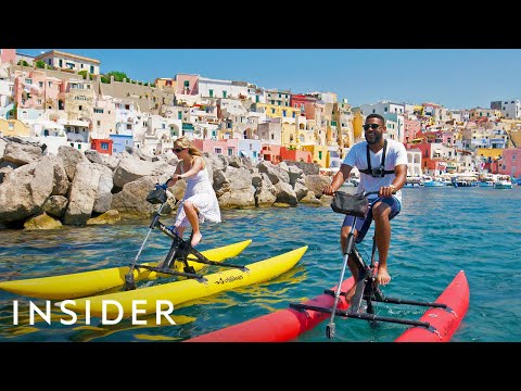 Going On A Water Bike Tour + Making Large Mozzarella Balls In Italy | Travel Dares S2 Ep 4