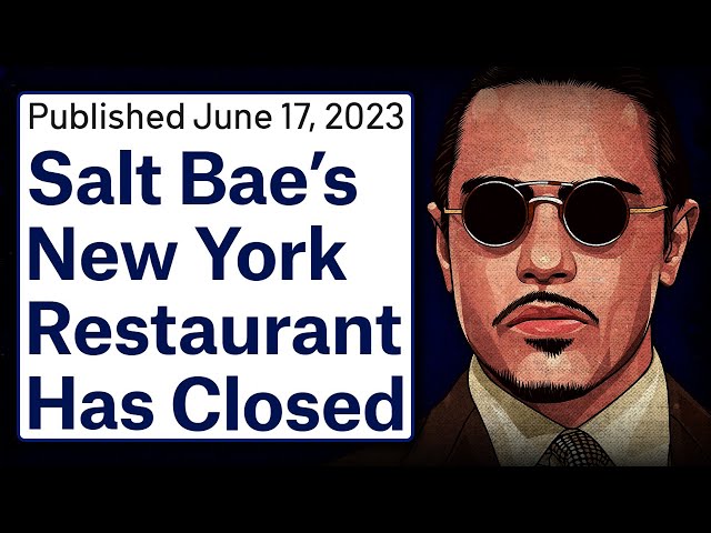 Salt Bae's Empire Is Starting To Collapse