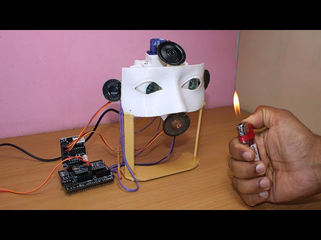 how to moving robot eyes using sound at your home
