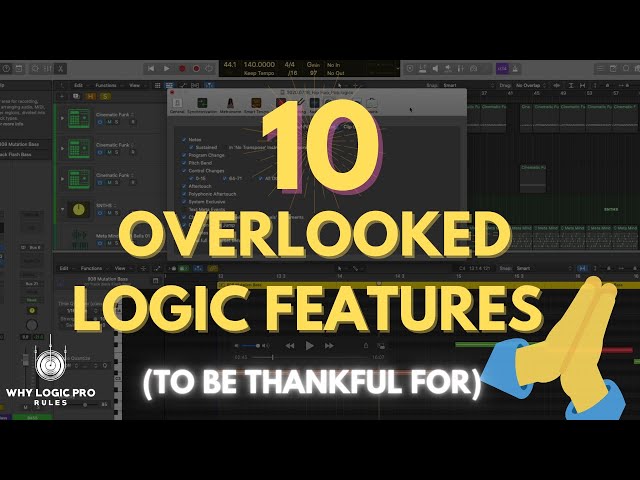 10 Overlooked Features in Logic Pro To Be Thankful For