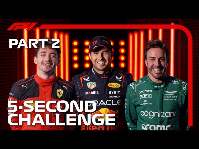 F1 Drivers Take On The Five-Second Challenge! Part 2!