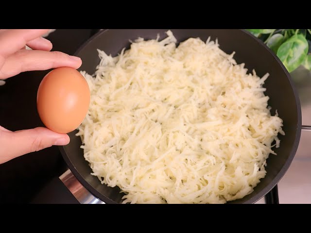 Quick recipe with just 1 potato and 1 egg! I can't stop making it! quick, easy dinner