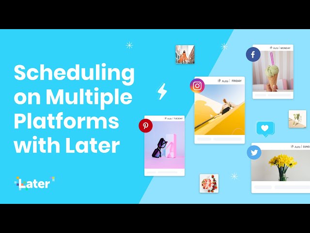 How To Schedule Multiple Social Platforms using Later