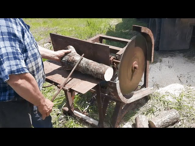 Dangerous Fastest Homemade Firewood Processing Machines Working, Incredible Wood Splitter Machines